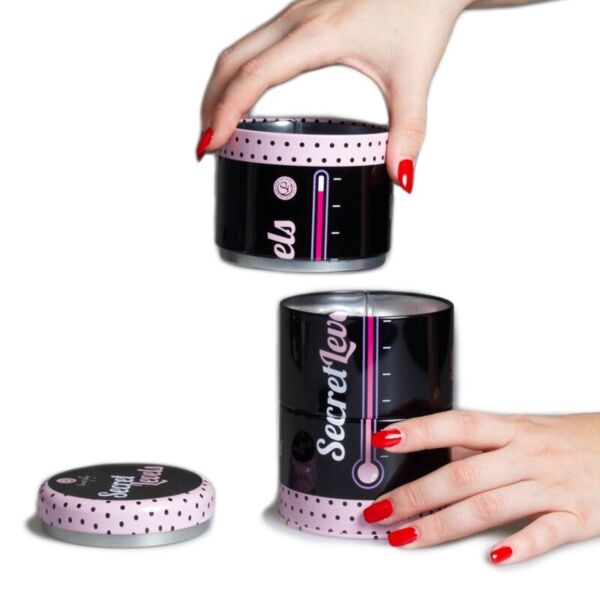 Secret Play Secret Levels erotic game with its three round tins