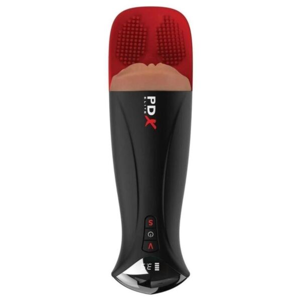 PDX Elite Fap-O-Matic Pro XL automatic masturbator in brown