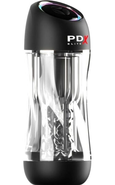 PDX Elite Viewtube Pro automatic masturbator with its clear sleeve