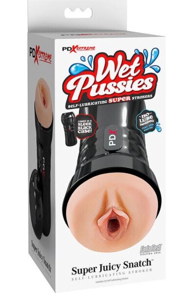 PDX Extreme Wet Pussies masturbator with its case