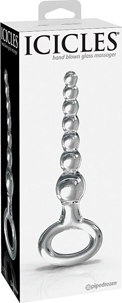 Pipedream Icicles No. 67 glass butt plug