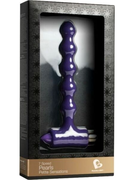 Rocks-Off Petite Sensations Pearls vibrating butt plug