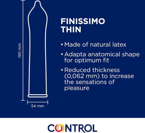 Box of 144 Control Finissimo Senso condoms