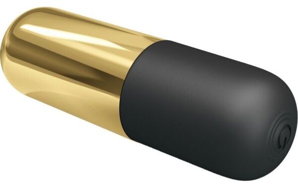 Pretty Love bullet vibrator in gold and black
