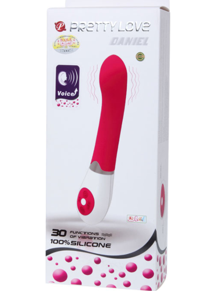 Pretty Love Daniel silicone vibrator with voice control