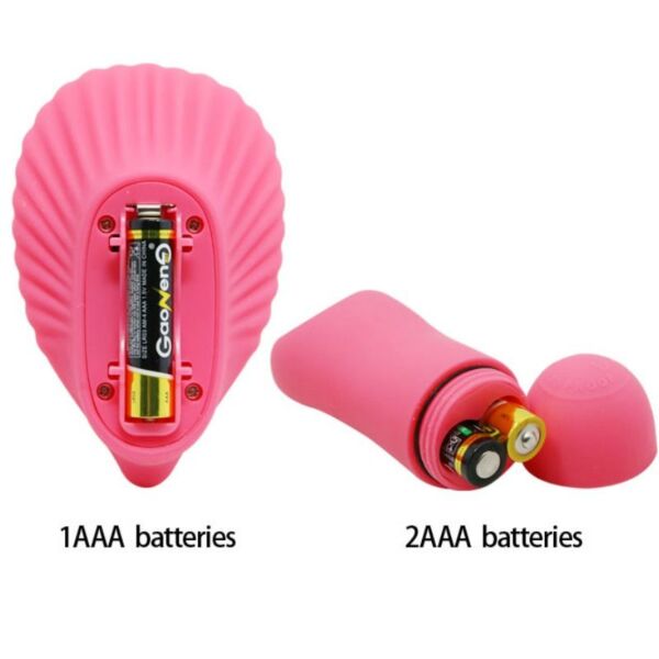 Pretty Love BI-014368W dark red silicone vibrator with its wireless remote