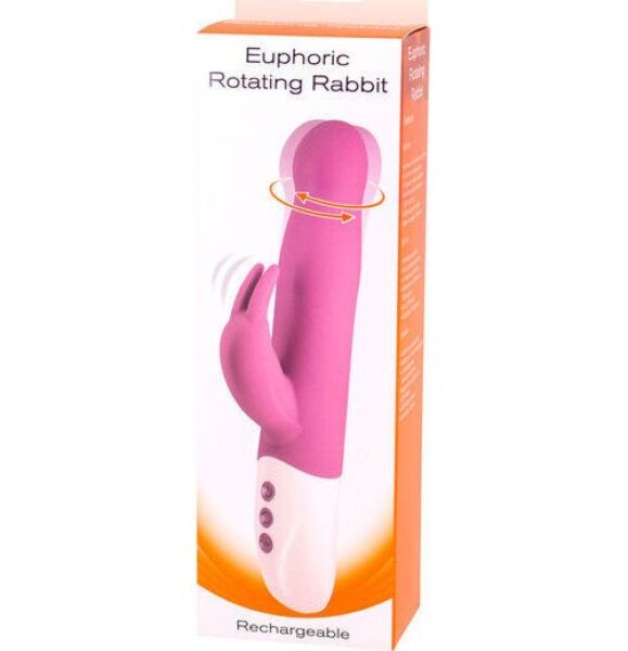 Seven Creations Euphoric Bunny rabbit vibrator with a flexible clitoral arm
