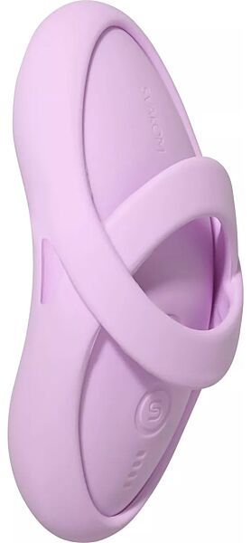 SVAKOM Echo 2 finger vibrator with its textured sleeve