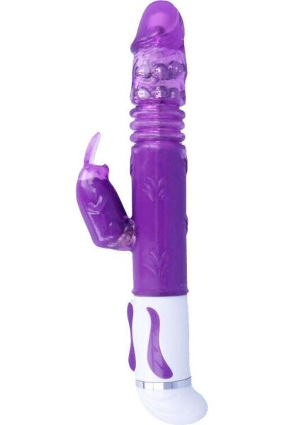 Intense Estuard rabbit vibrator with its rotating shaft and its clitoral rabbit