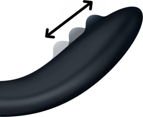 Satisfyer Rrrolling Explosion G-spot vibrator in black, with the ball in the head