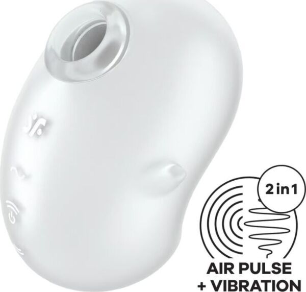 White Satisfyer Cutie Ghost lay-on vibrator