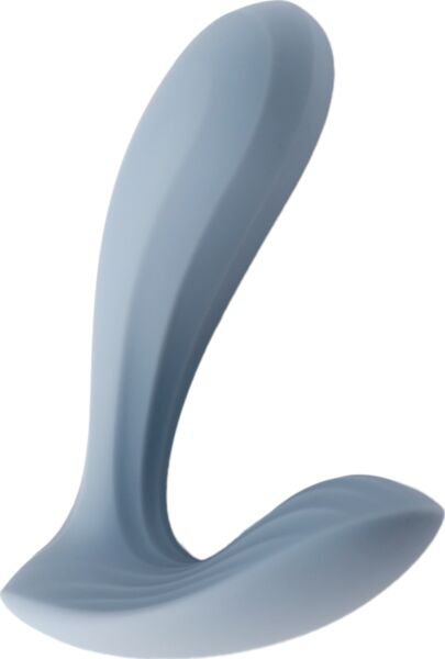 SVAKOM Erica vibrator in Dusty Blue, L-shaped