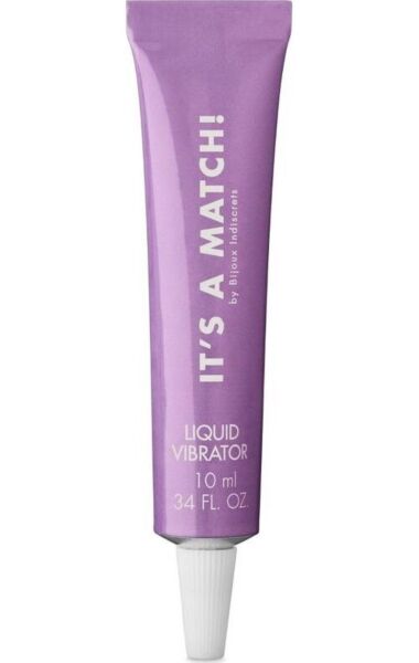 10 ml tube of the Bijoux Indiscrets It's a Match! liquid vibrator