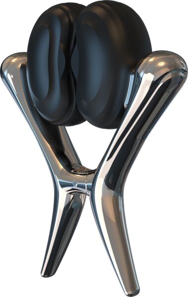 Tingon N1 vibrating nipple clamps in black