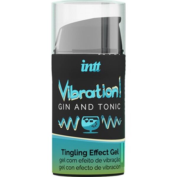 INTT Vibration stimulating gel, 15 ml pump bottle