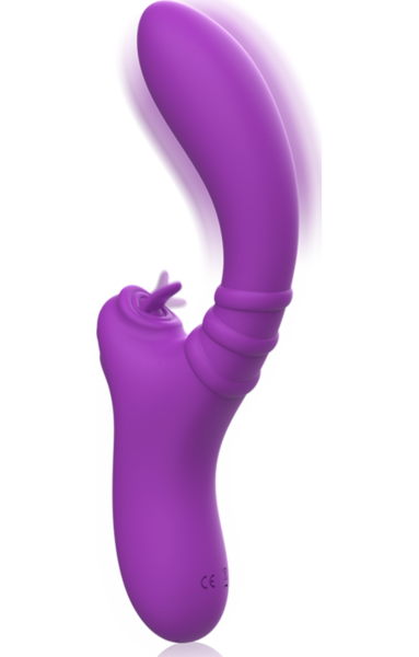 Intense Harry rabbit vibrator with its clitoral arm