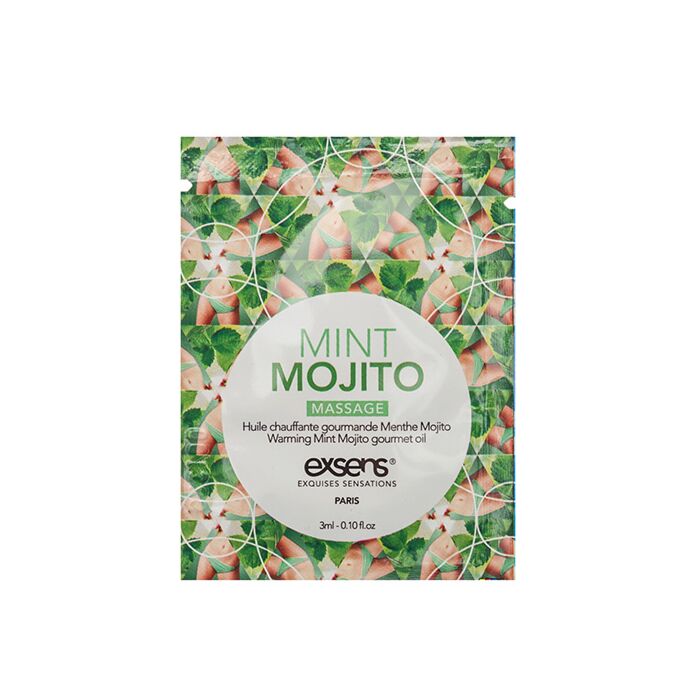 Warming Gourmet Massage Oil Mint Mojito Sachet 3 ml. Warming Gourmet Massage Oil Mint Mojito Sachet 3 ml.