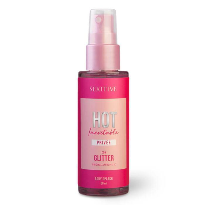 Body Splash Hot Inevitable Priv?e con glitter - 60ml