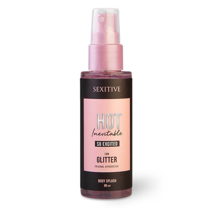 Body Splash Hot Inevitable So Excited con glitter - 60ml