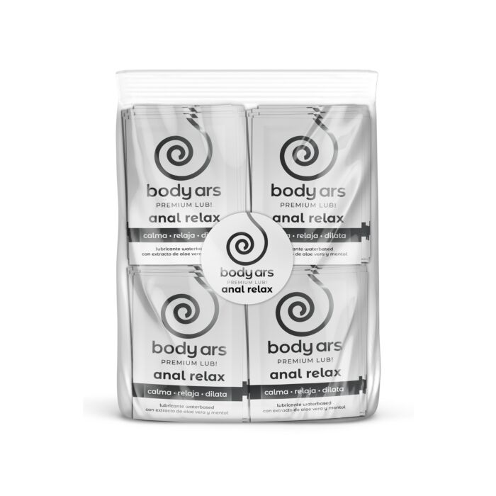 Bolsa 100u. sobres monodosis Gel BODY ARS Relajante Anal-Waterbased