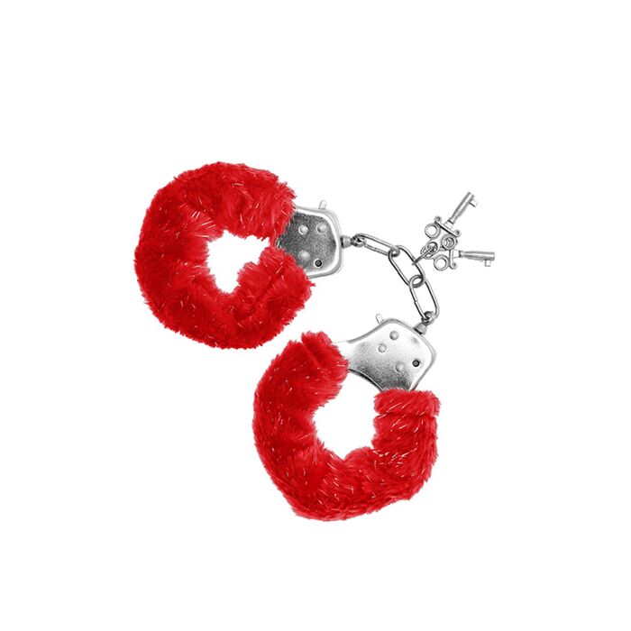 Furry Cuffs Red