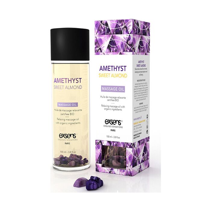 Exsens Relaxing Amethyst Sweet Almond Massage Oil