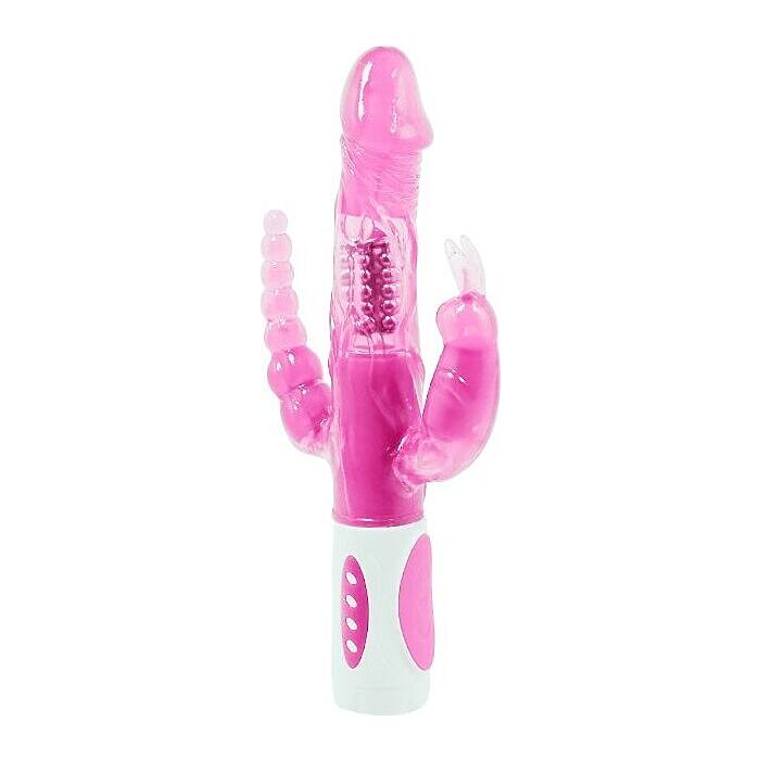 Baile pretty bunny triple vibrador rotador