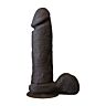 The realistic penis realistico ur3 black 21cm