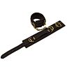Bound Nubuck Leather Ankle Restraints Adjustable Design