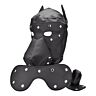 Bondage Hood Bound to Please Dog Mask with Removable Features