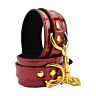 Restraints Bound to Please Red Wrist Cuffs with Glossy Finish