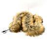 Butt Plug Furry Fantasy Red Fox Tail with Faux Fur Tail
