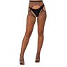 Lace Fishnet Crotchless Pantyhose One Size