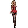 Sexy Lingerie Set Livco Corsetti Red Rose L/XL