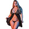 Lingerie FLY AWAY BABY DOLL & G BLACK L/XL