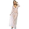 Sublime Dress Vestido Long White Long Sleeve