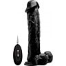 Real rock vibrator 100 006 black realistico 295 cm