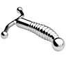Prostate Massager Metal Hard - Ergonomic Steel Design