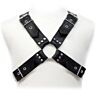 Leather Body Buckles Harness - Fully Adjustable for Comfort
