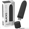 BLACK&SILVER GERI USB Rechargeable Bullet Vibrator