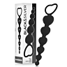 BLACK&SILVER Mila Anal Beads 5-Bead Chain