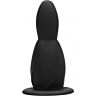 Medium buttplug anal black silicone