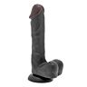 Dildo S Pleasures Don Jon Black HiperRealistic 22.5 cm with Testicles