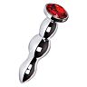 Metal Plug S Pleasures Metal BOA with Glamorous Red Detail