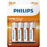 Batteries Philips AA Size Pack of 4