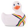 I rub my duckie 2.0 | pato vibrador pride (white)