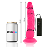FlexiVibe - Vibrating Flex Dildo 21cm - Pink