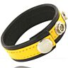 Leather Yellow-Black Penis Strap