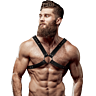 Submissive Eco-Leather Harness for Men