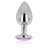 Anal Plug OHMAMA with Violet Crystal 8 cm